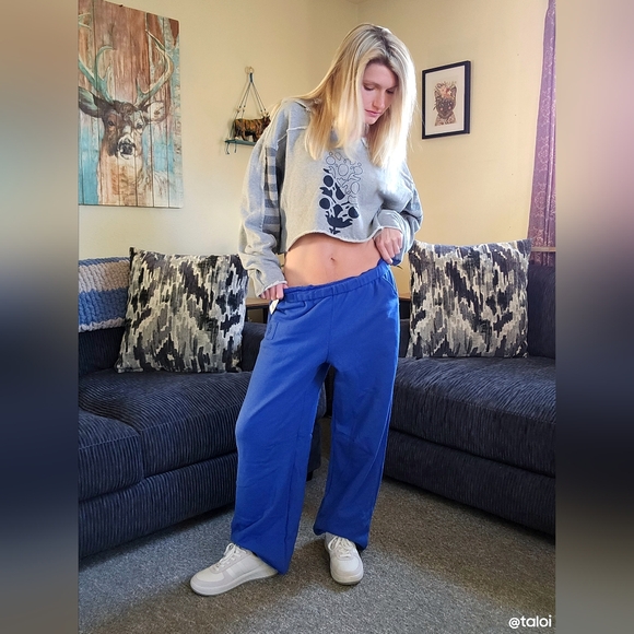 NWT FP Movement Warm Down Pant in Electric Cobalt Size XS - Picture 5 of 17